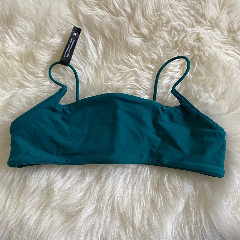 Ark Swimwear minimal square crop NWT